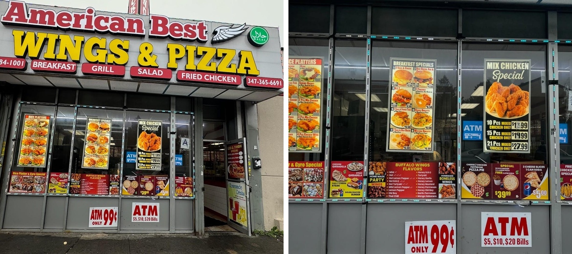 American Best Wings & Pizza Menu