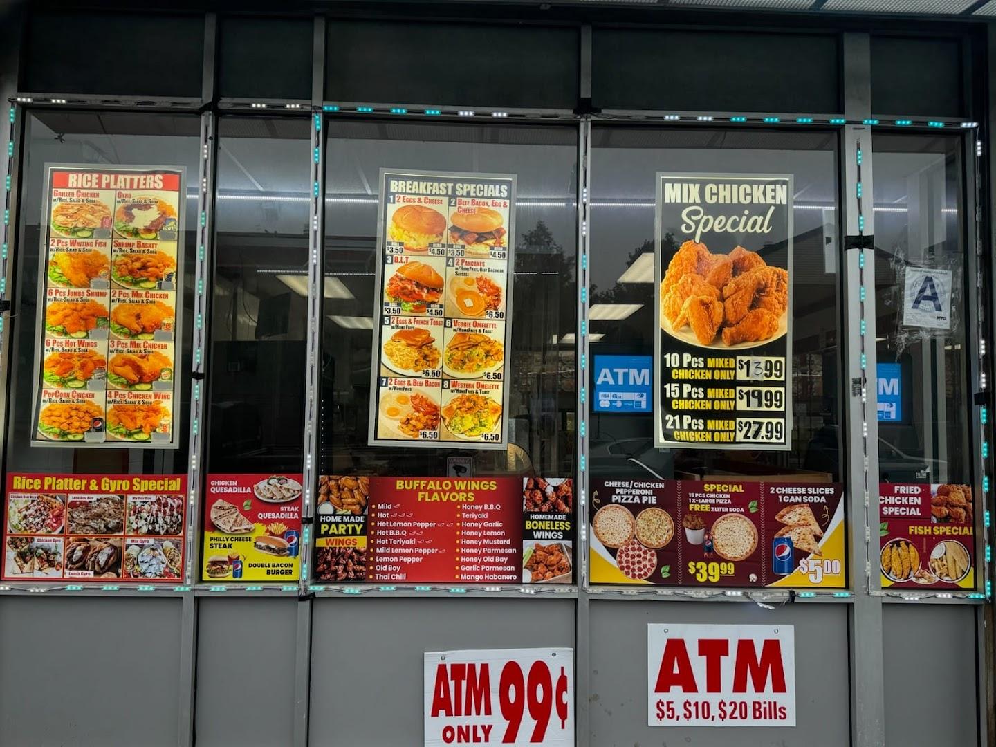 American Best Wings & Pizza Menu